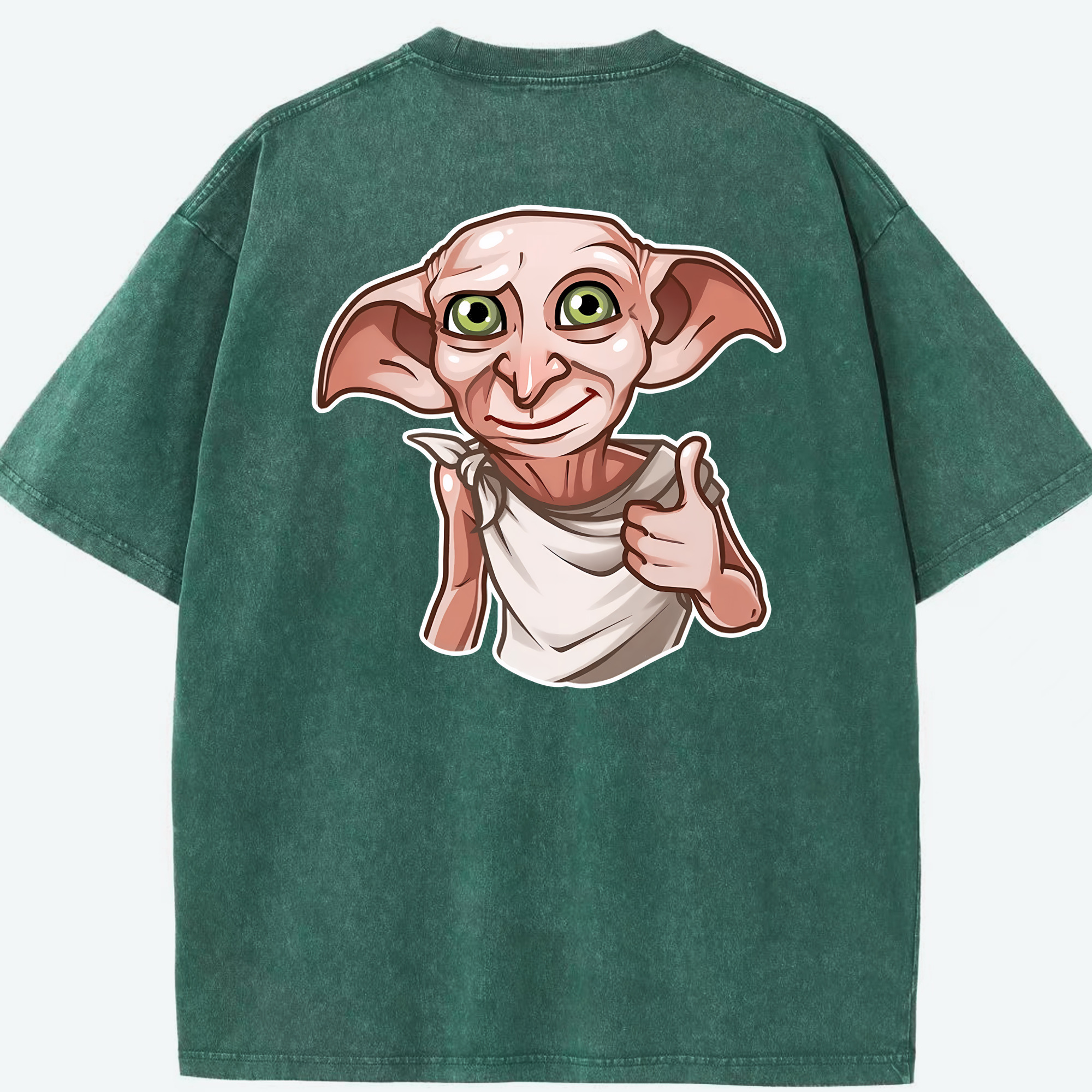 （画像用） Harry Potter ハリー・ポッターシリーズ 綿100% ヴィンテージ風 半袖Tシャツ（背面プリント）